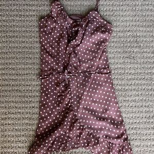 Adult X-Small Pink Wrap Dress